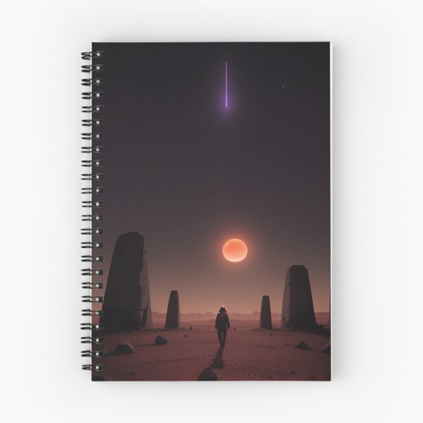 Item preview, Lone Astronaut on Red Alien Planet designed and sold by Rach Visuals.