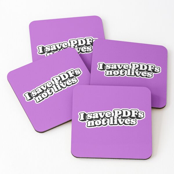 Item preview, I save pdfs not lives - funny corporate office slogan designed and sold by Pace & Layer.