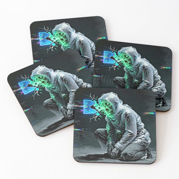 Item preview, Bubble Wrap Glitch Skeleton Cyberpunk Techwear designed and sold by RAMIX-Y2K.