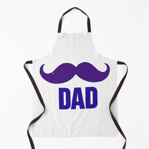 Item preview, Classic DAD Purple Mustache Simple Clean Typography Father's Day Design designed and sold by ArtisticDesignsbyLinda.