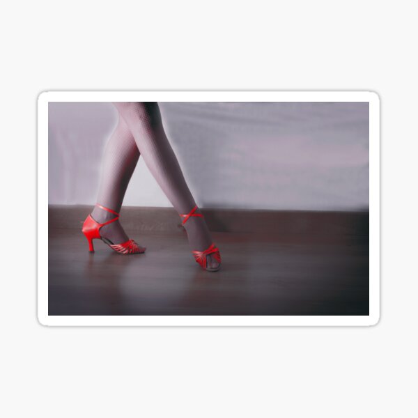 Red dancing shoes Sticker