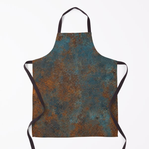 Item preview, Teal Blue and Orange Rusted Steel Texture designed and sold by The Rust Lab.