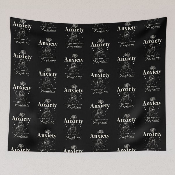 Item preview, Doodle Minimalist Anxiety But Make It Fashion Retro designed and sold by pookkudesign.