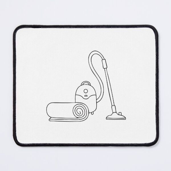 Item preview, A rolled up carpet standing beside a vacuum cleaner designed and sold by rasagamastore.