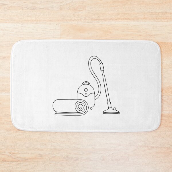 Item preview, A rolled up carpet standing beside a vacuum cleaner designed and sold by rasagamastore.