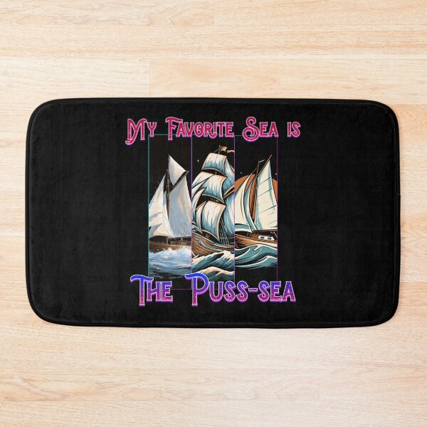 Item preview, My Favorite Sea is The Puss-sea Funny Adult Design designed and sold by DarkRelicStudio.