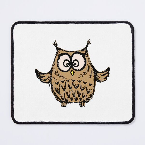 Item preview, Cute Hand Drawn Owl Whimsical Spotted Woodland Bird Graphic designed and sold by Naumdesign.