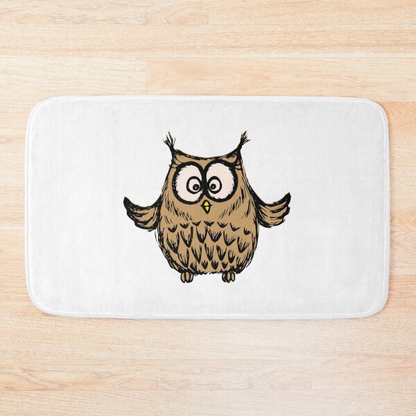 Item preview, Cute Hand Drawn Owl Whimsical Spotted Woodland Bird Graphic designed and sold by Naumdesign.
