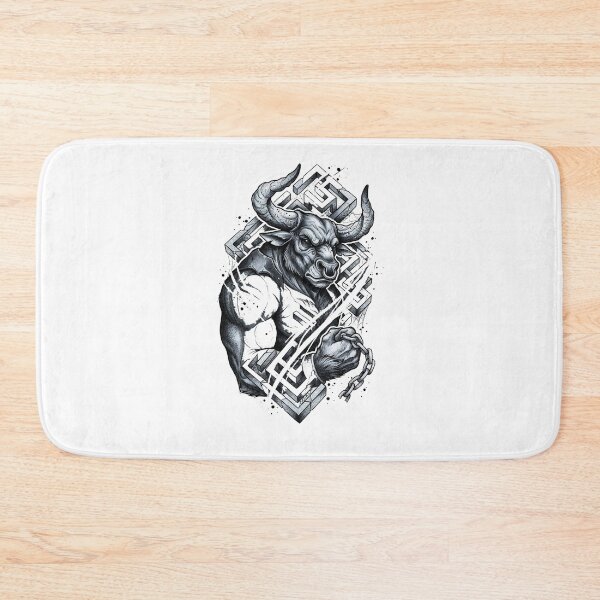 Item preview, Minotaur Beast Warrior designed and sold by Mystic & Celestial Art.