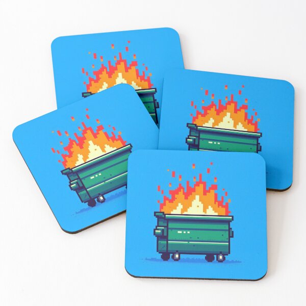 Item preview, 8-bit Burn designed and sold by Monkeysalad.