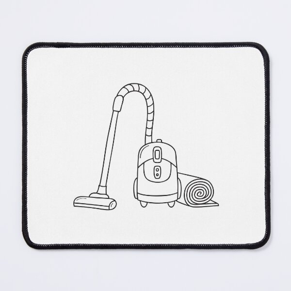Item preview, A vacuum cleaner positioned next to a rolled carpet designed and sold by rasagamastore.