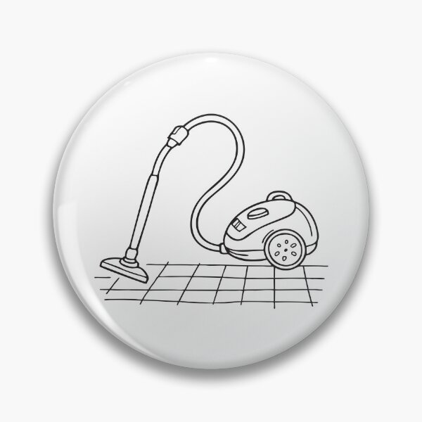 Item preview, A tile floor with a vacuum cleaner rolling across it designed and sold by rasagamastore.