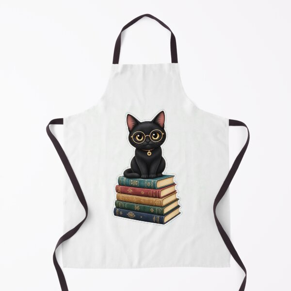 Item preview, Cute Black Cat Reading Books Minimalist Sticker designed and sold by Aliplus+.