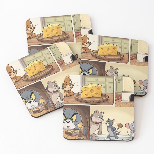 Item preview, Whimsical Cat and Mouse Rivalry - Funny Animal Comic designed and sold by ar0001.