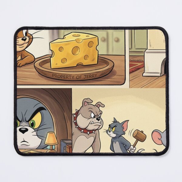 Item preview, Whimsical Cat and Mouse Rivalry - Funny Animal Comic designed and sold by ar0001.