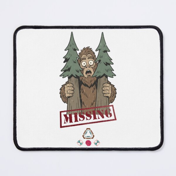 Item preview, Surprised Bigfoot Peeking Behind Trees Funny Sasquatch designed and sold by Whimsy Trail Co.