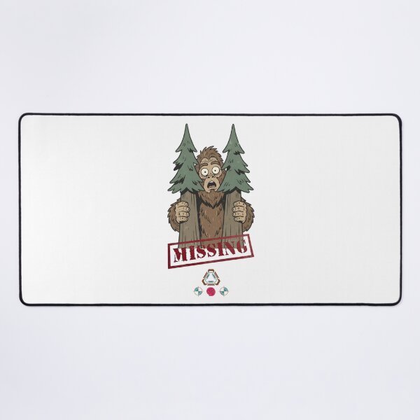 Item preview, Surprised Bigfoot Peeking Behind Trees Funny Sasquatch designed and sold by Whimsy Trail Co.