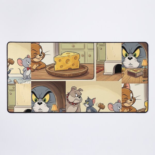 Item preview, Whimsical Cat and Mouse Rivalry - Funny Animal Comic designed and sold by ar0001.