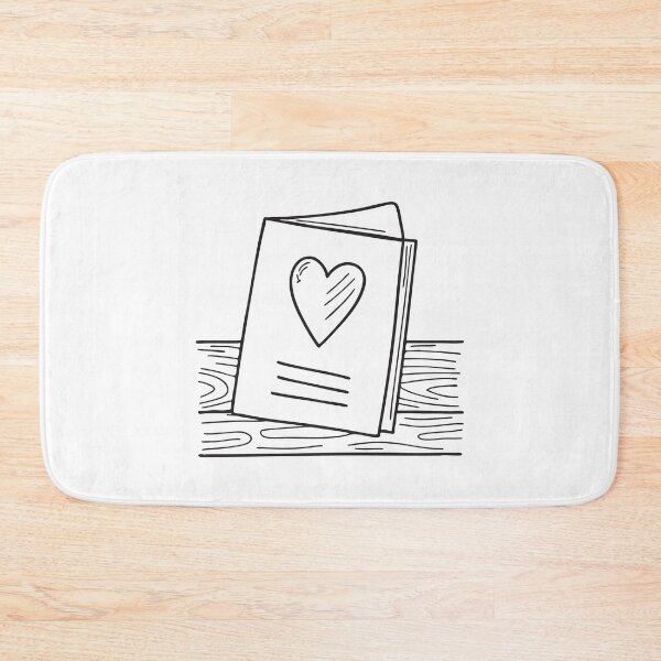 Item preview, A wooden table with a Valentine card placed on top designed and sold by rasagamastore.