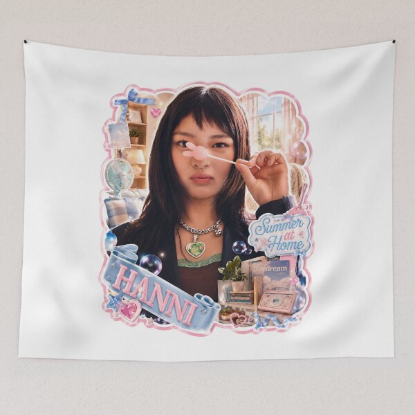 Item preview, NewJeans Hanni Vintage Music Bunnie Candy Aesthetic Art designed and sold by Valereekmerch.