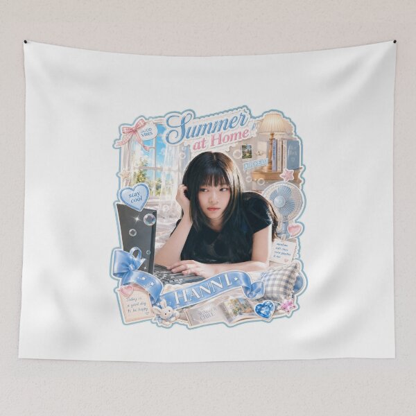 Item preview, NewJeans Hanni Edgy Y2K Bedroom Music Session Fan Art designed and sold by Valereekmerch.