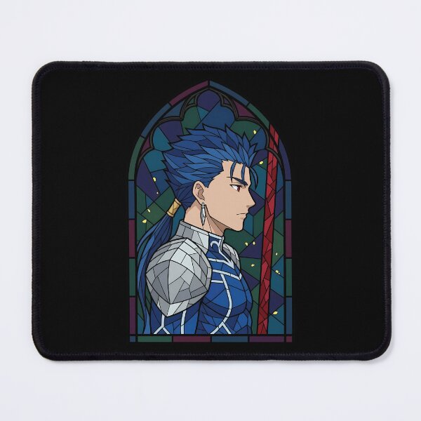 Item preview, Lancer Fate Stay Night Silent Profile Stained Glass designed and sold by mildaclairmo.