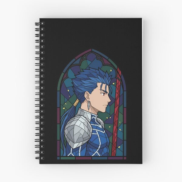 Item preview, Lancer Fate Stay Night Silent Profile Stained Glass designed and sold by mildaclairmo.