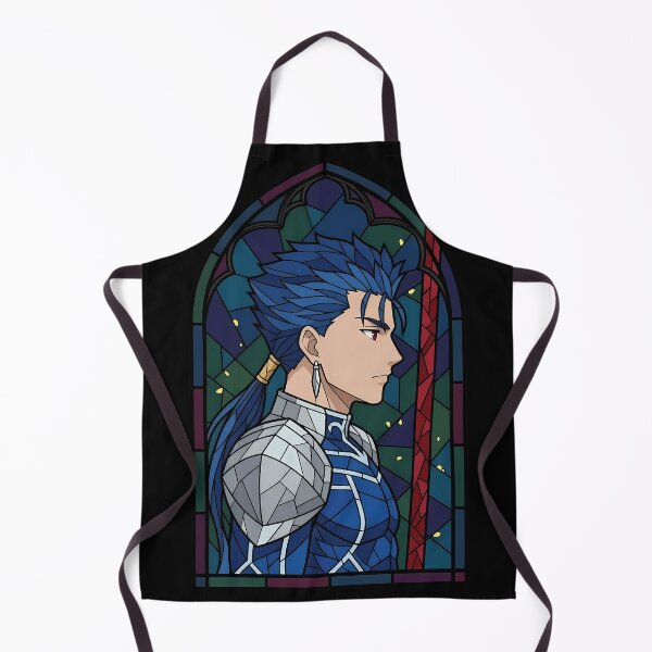 Item preview, Lancer Fate Stay Night Silent Profile Stained Glass designed and sold by mildaclairmo.