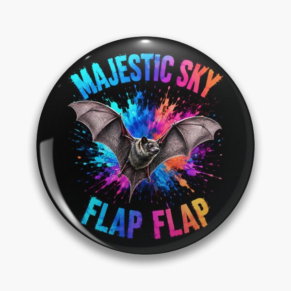 Item preview, Majestic Sky Flap Flap Neon Bat designed and sold by Victor Shadehorn.