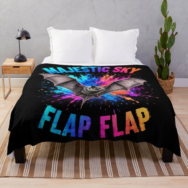 Item preview, Majestic Sky Flap Flap Neon Bat designed and sold by Victor Shadehorn.