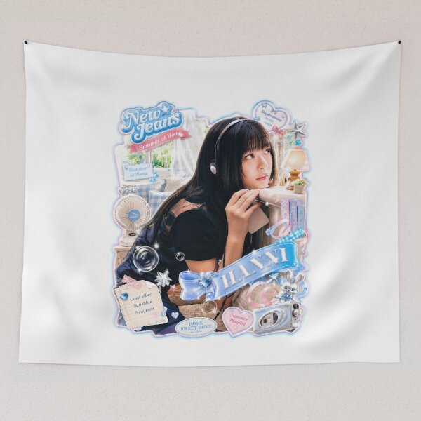 Item preview, Hanni NewJeans Nostalgic Summer Audio Vibe Graphic Art designed and sold by Valereekmerch.