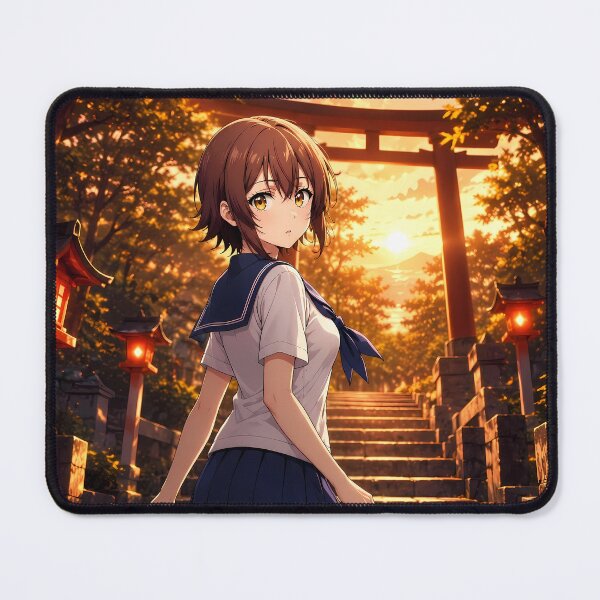 Item preview, Chisa Kotegawa Grand Blue Shrine Sunset Stroll designed and sold by mildaclairmo.