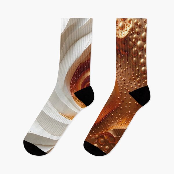 Item preview, Intricate Spiral Design in Copper and White designed and sold by Vicky Brago-Mitchell®.