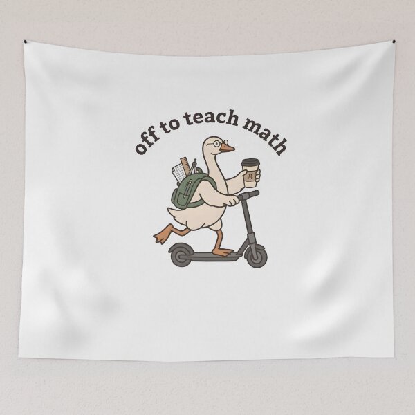 Item preview, Off to Teach Math designed and sold by calavonaOOP.