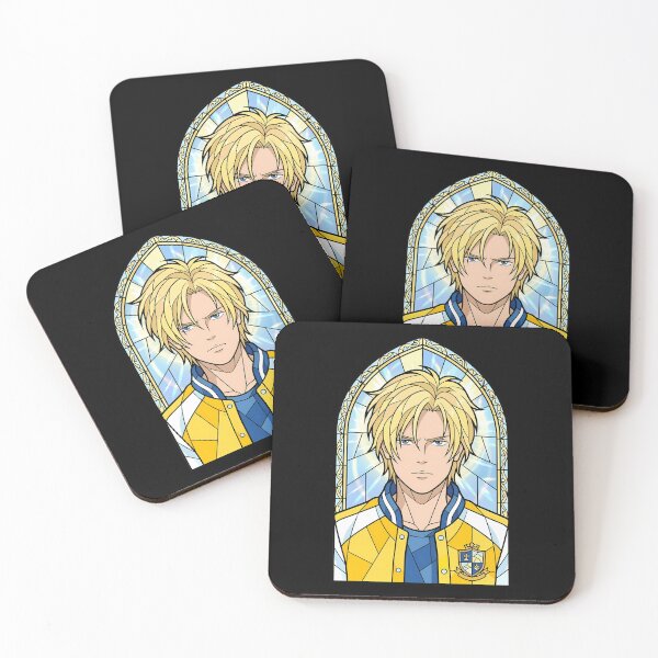 Item preview, Ash Lynx Banana Fish Golden Academy Stained Glass Anime designed and sold by mildaclairmo.