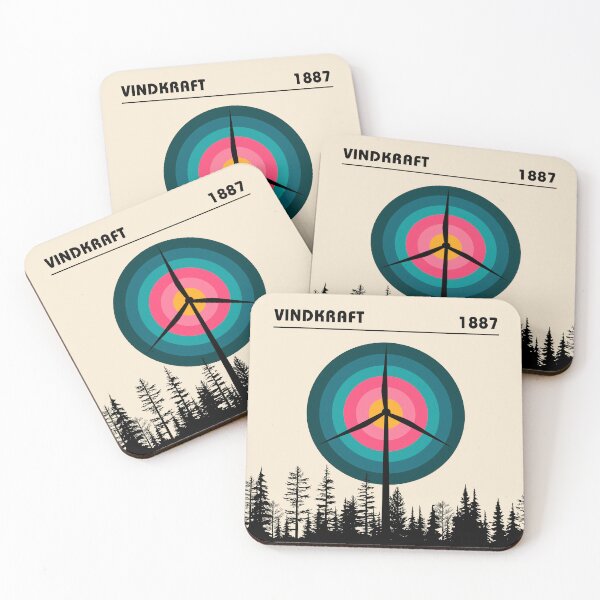 Item preview, Retro Wind Power Vindkraft Scandinavian Renewable Energy designed and sold by Volt Junkies.
