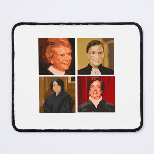 Item preview, Four Female Justices Block Portraits designed and sold by Jo McGregor.