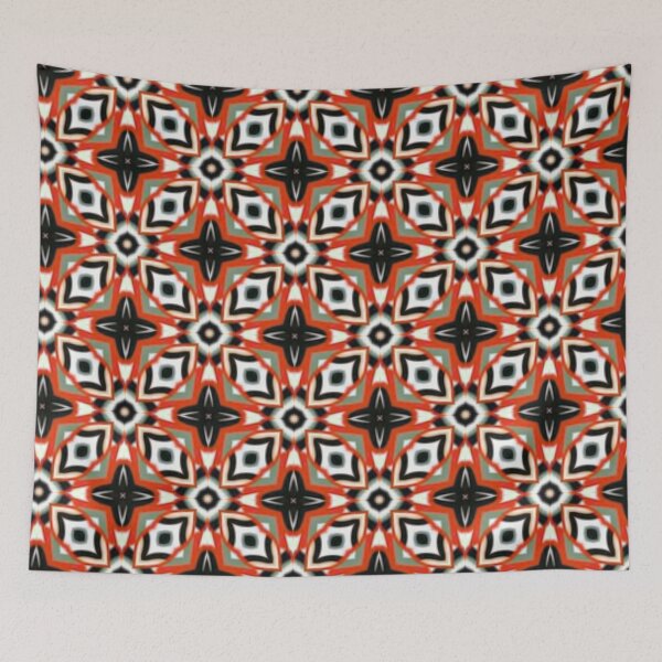 Item preview, Art Deco Cross Pattern designed and sold by Shy Fractal Designs.