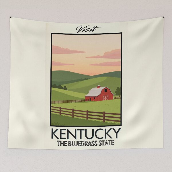 Item preview, Kentucky Scenic Vintage Style Travel Advert designed and sold by Dimensionality.