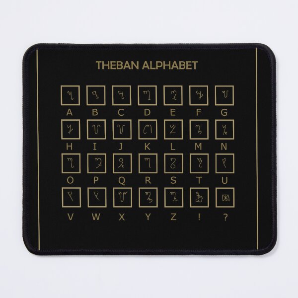 Item preview, THEBAN ALPHABET - GOLD designed and sold by Lusx.