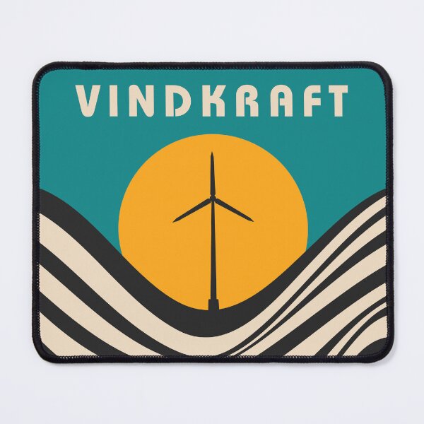 Item preview, Vindkraft Retro Wind Turbine Scandinavian Renewable Energy designed and sold by Volt Junkies.