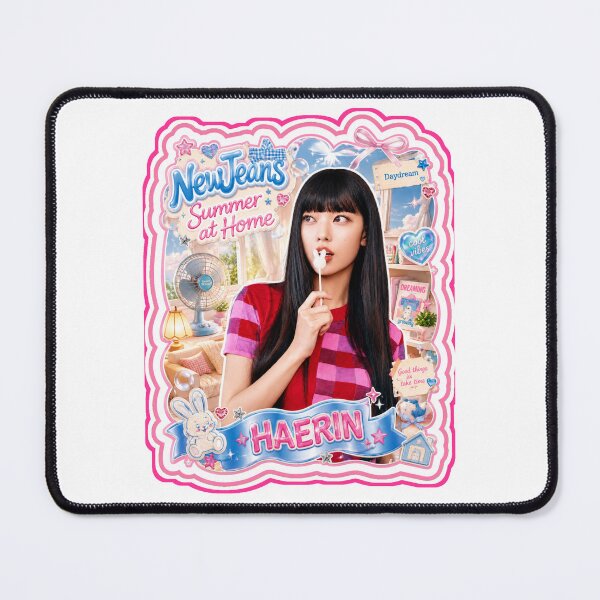 Item preview, Haerin NewJeans Cat Visual Soft Indoor Sunshine Print designed and sold by Valereekmerch.