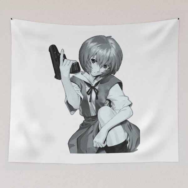 Item preview, Rei Ayanami Gun Vintage Anime designed and sold by Zyphero.