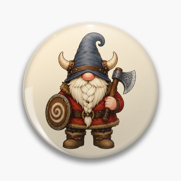 Item preview, Viking Gnome Norse Warrior Guardian designed and sold by Victor Shadehorn.