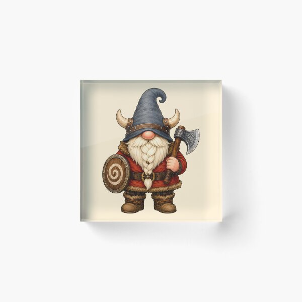 Item preview, Viking Gnome Norse Warrior Guardian designed and sold by Victor Shadehorn.