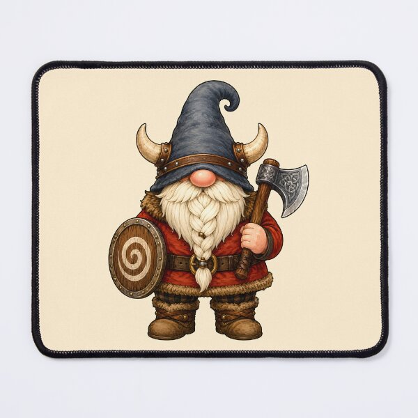 Item preview, Viking Gnome Norse Warrior Guardian designed and sold by Victor Shadehorn.