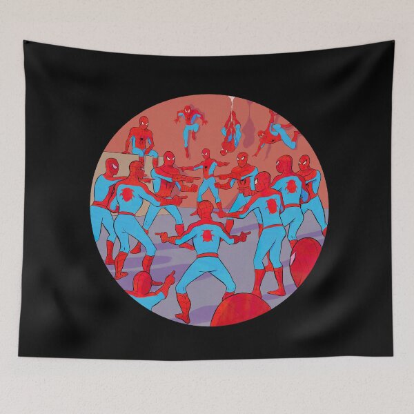 Item preview, Funny Spider Man Meme Cartoon Illustration designed and sold by The A-Press.