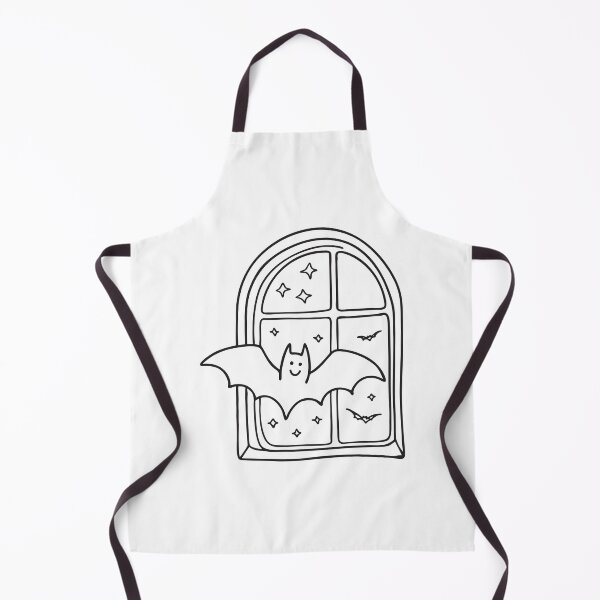 Item preview, A bat gliding in front of a window illuminated by a full moon designed and sold by rasagamastore.