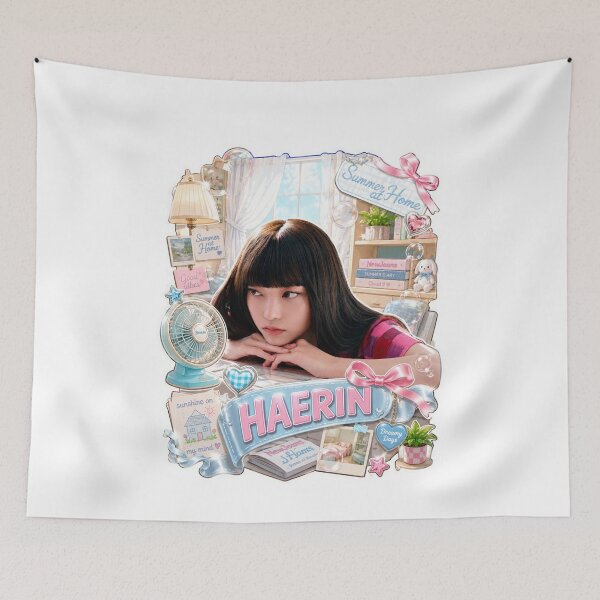 Item preview, NewJeans Haerin Cozy Room Aesthetic Poster designed and sold by Valereekmerch.
