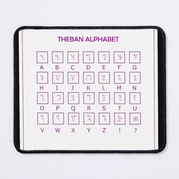 Item preview, THEBAN ALPHABET - Purple designed and sold by Lusx.